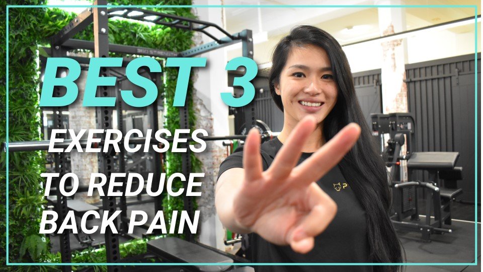 Physiotherapist demonstrating 3 best exercises to reduce back pain